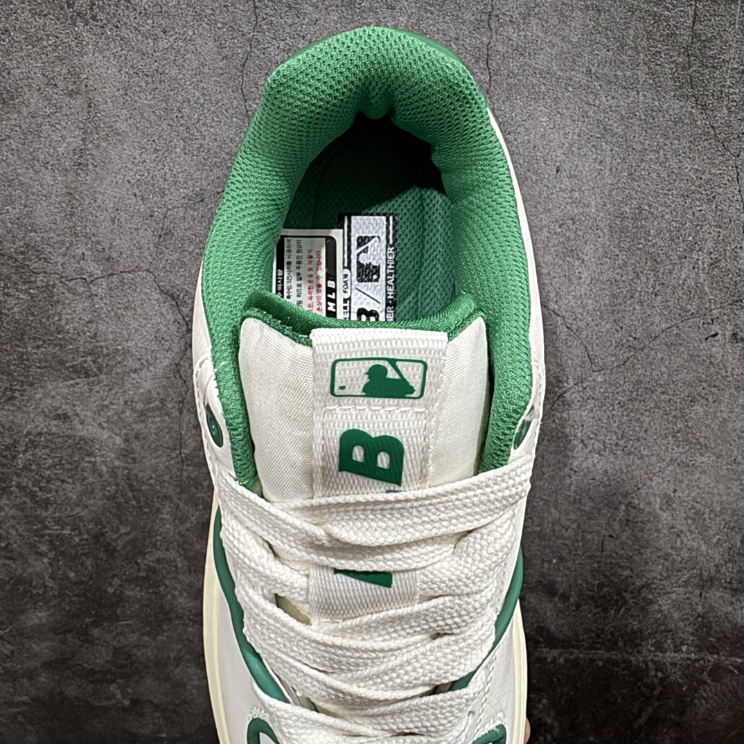 纯原版韩国洋基队NY大标潮流老爹鞋MLB小白鞋市面上唯一顶级纯原版本白绿原材料打造原楦原档案数据开发版型