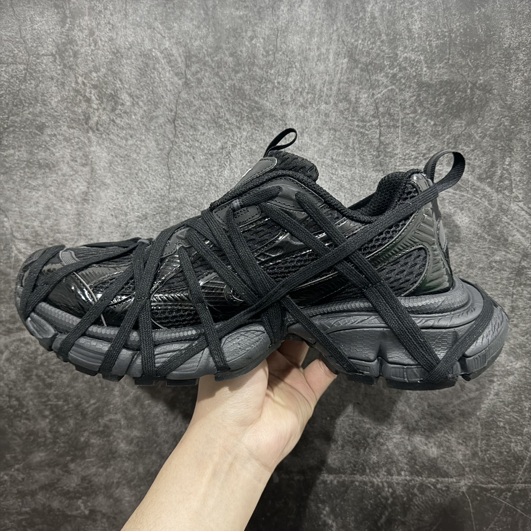 图片[2]-【GOOD顶级版本】n巴黎世家 户外概念鞋Balenciaga Sneaker Tess 十代B款黑白绑带n独家纯原版本 细节精准对位官方 私模组合大底n原装大盒 从里到外 一切百分百还原官方配置 顶级专供外贸 碾压市面一切真标版本Size：35 36 37 38 39 40 41 42 43 44 46-莆田鞋批发中心