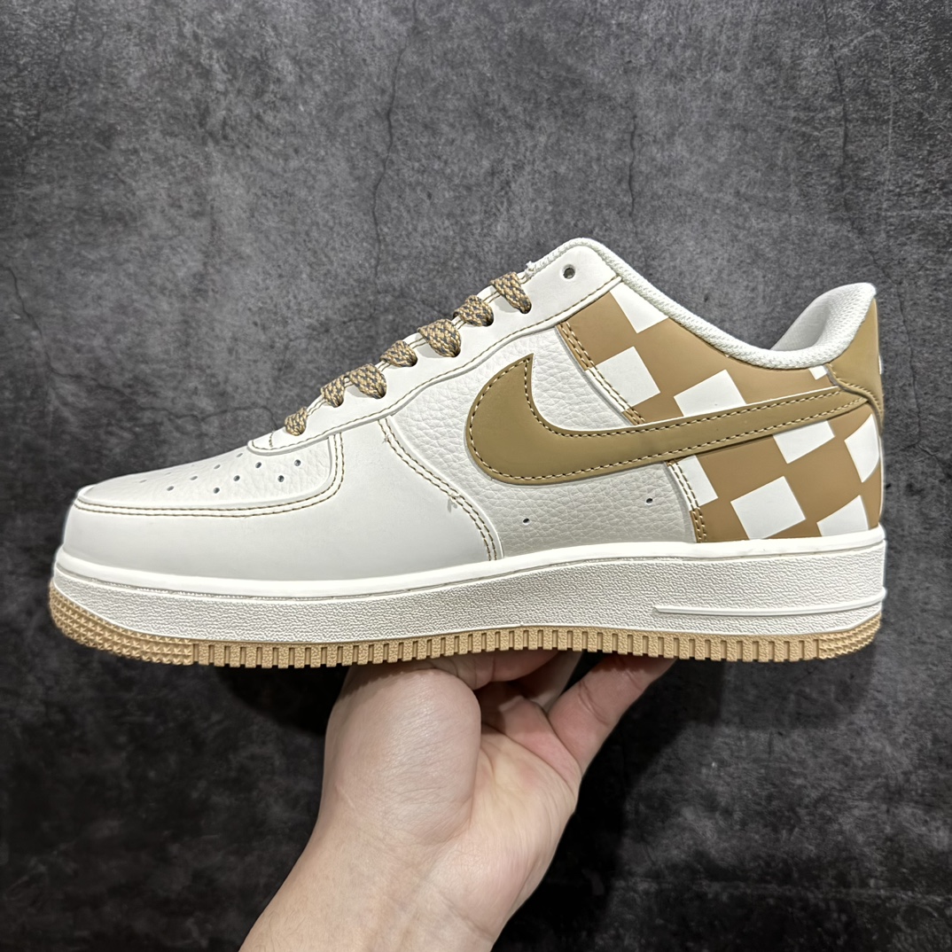 图片[2]-【公司级】Nk Air Force 1\’07 Low 方块米白金 空军一号低帮休闲板鞋 GZ5688-099n#定制皮料 原楦原纸板 正品NFC感应芯片 纯正版型 清洁度完美 内置全掌气垫 尺码：36 36.5 37.5 38 38.5 39 40 40.5 41 42 42.5 43 44 44.5 45-莆田鞋批发中心