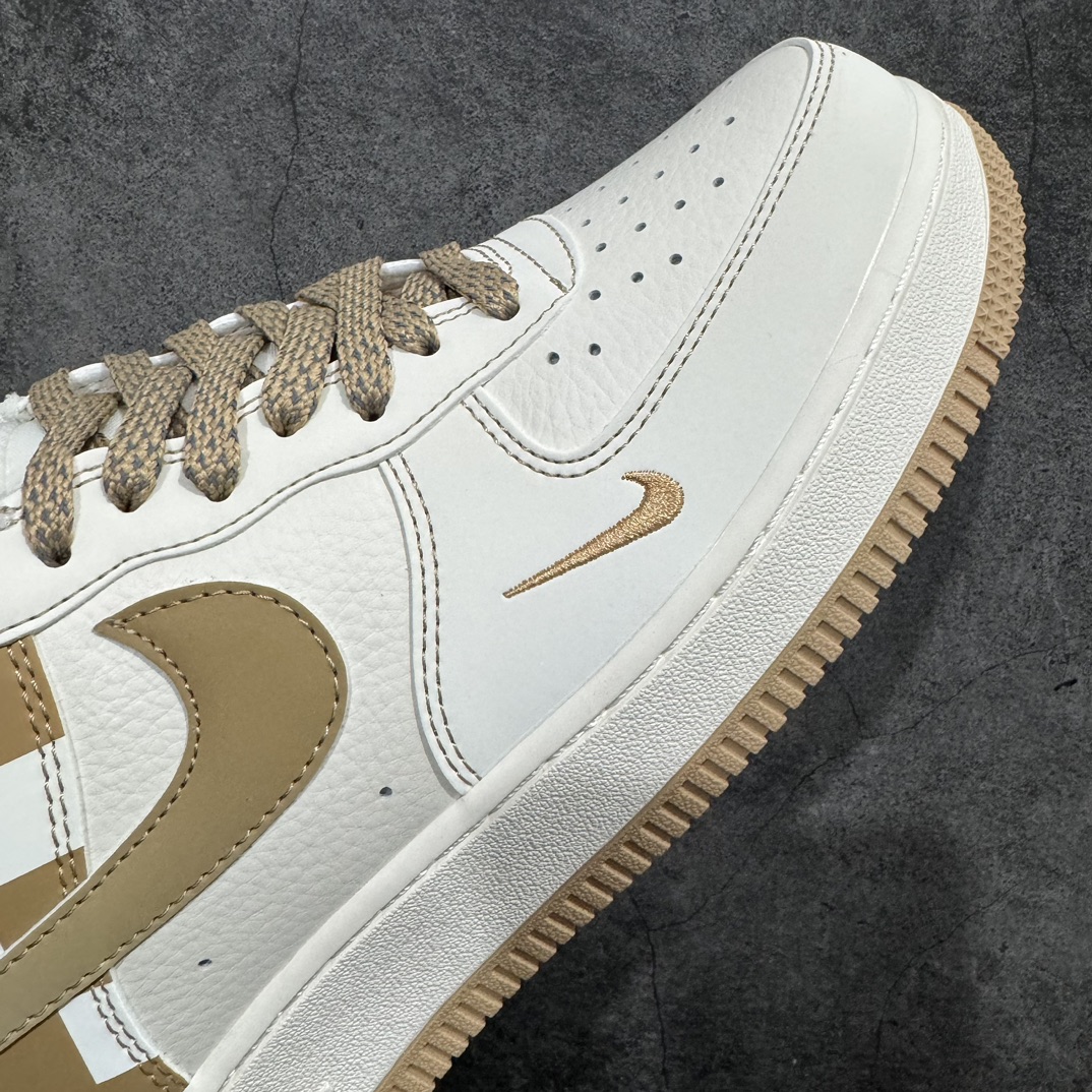 图片[6]-【公司级】Nk Air Force 1\’07 Low 方块米白金 空军一号低帮休闲板鞋 GZ5688-099n#定制皮料 原楦原纸板 正品NFC感应芯片 纯正版型 清洁度完美 内置全掌气垫 尺码：36 36.5 37.5 38 38.5 39 40 40.5 41 42 42.5 43 44 44.5 45-莆田鞋批发中心