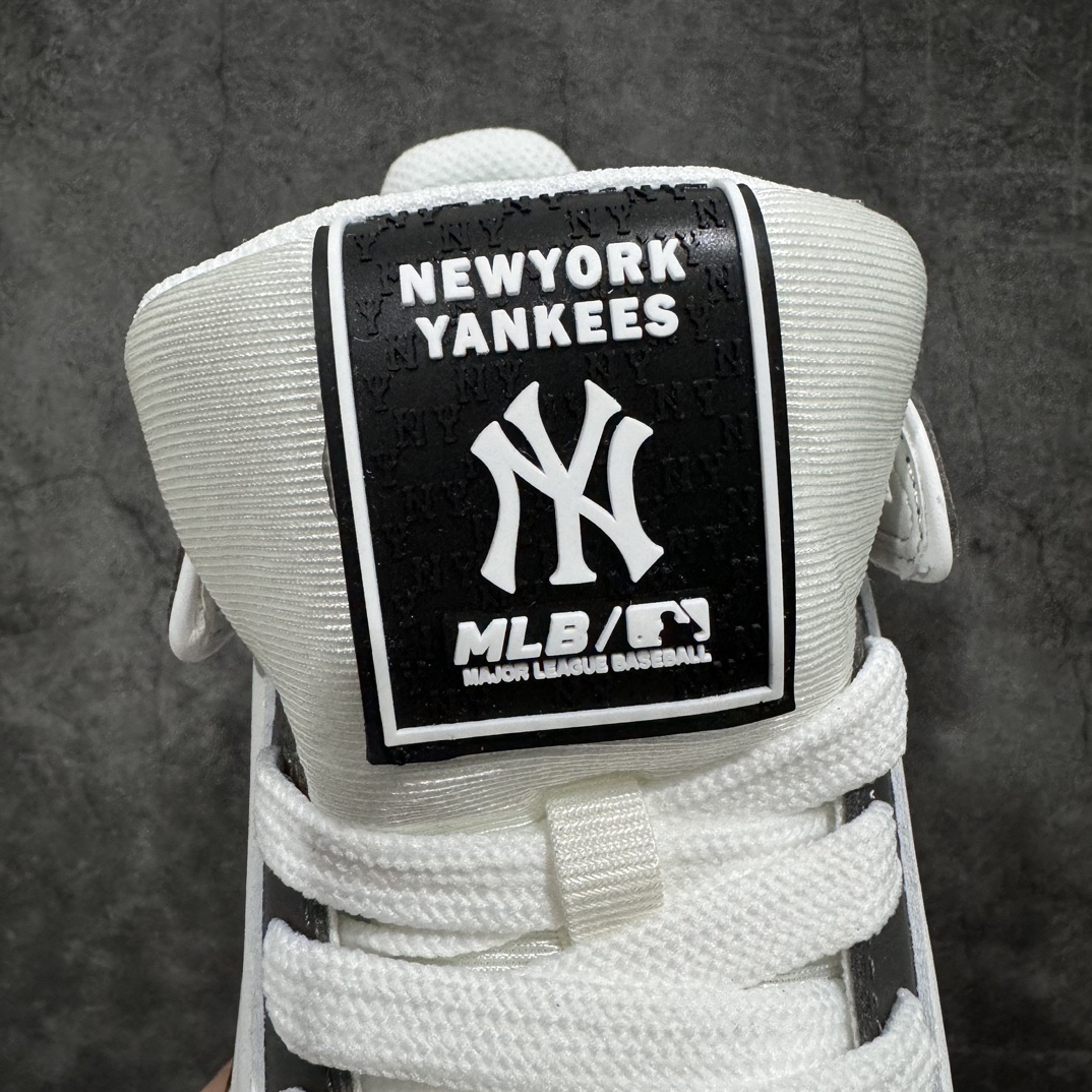 纯原版全新MLBChunkyLinerClassicMonogarm中帮板鞋韩国洋基队棒球联盟MLBNY
