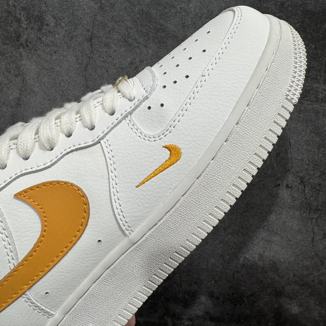 NikeAirForce1Low0740周年白橙原楦头原纸板打造纯正低帮空军版型专注外贸渠道全掌内置蜂窝