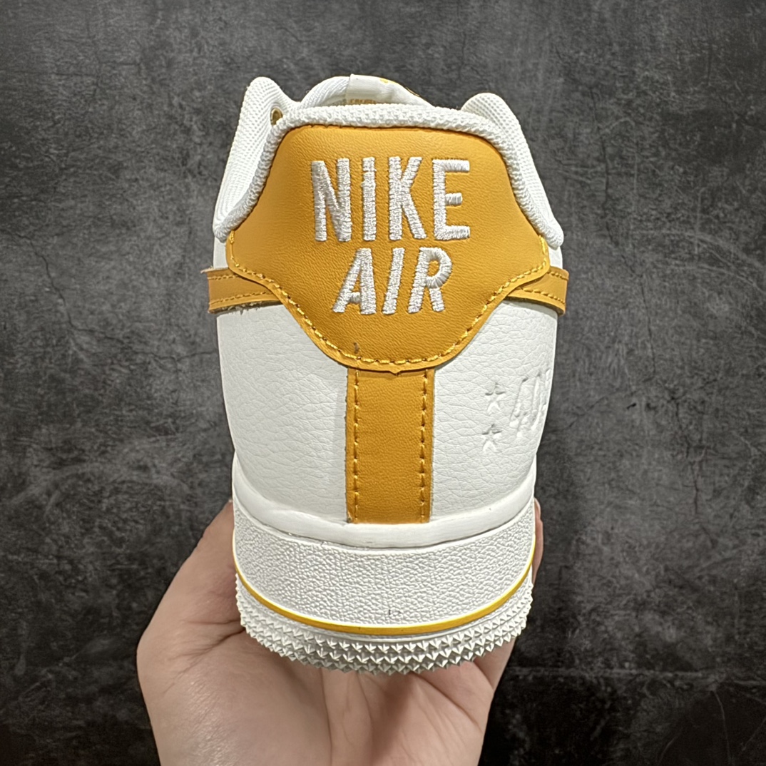 NikeAirForce1Low0740周年白橙原楦头原纸板打造纯正低帮空军版型专注外贸渠道全掌内置蜂窝