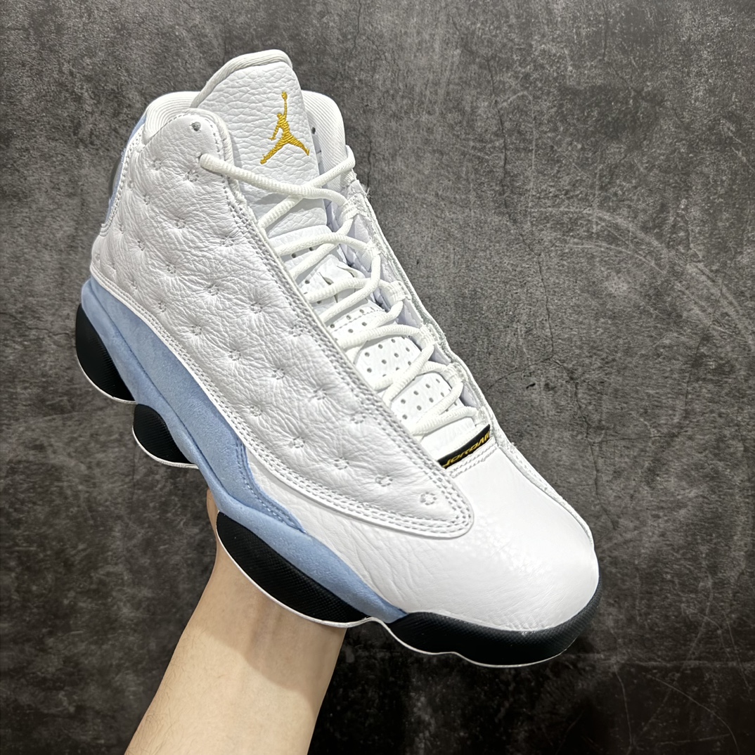 图片[3]-【外贸纯原】Air Jordan AJ13 白蓝 414571-170n全新配色 高端零售国内专业外贸AJ大厂出品原厂楦头纸板 原厂皮料打造 3D变色原厂猫眼 真碳板 内置前后双气垫外贸大厂纯原出品 原鞋开发  版型近乎零偏差 采购原厂皮料 LOGO五金部件高价开发私模 杜绝一眼假版本 #原鞋1:1开模大底共3层贴合工艺 三层中间加入海玻璃缓震鞋垫 大底采用进口一次MD而非市面二次MD低价原料成型 进口MD材料异味较少比原鞋还少 市面异味大刺鼻 Size：40 40.5 41 42 42.5 43 44 44.5 45 46 47.5-莆田鞋批发中心