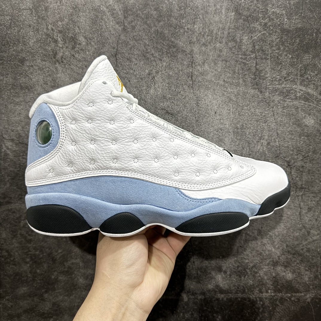 【外贸纯原】Air Jordan AJ13 白蓝 414571-170n全新配色 高端零售国内专业外贸AJ大厂出品原厂楦头纸板 原厂皮料打造 3D变色原厂猫眼 真碳板 内置前后双气垫外贸大厂纯原出品 原鞋开发  版型近乎零偏差 采购原厂皮料 LOGO五金部件高价开发私模 杜绝一眼假版本 #原鞋1:1开模大底共3层贴合工艺 三层中间加入海玻璃缓震鞋垫 大底采用进口一次MD而非市面二次MD低价原料成型 进口MD材料异味较少比原鞋还少 市面异味大刺鼻 Size：40 40.5 41 42 42.5 43 44 44.5 45 46 47.5-莆田鞋批发中心