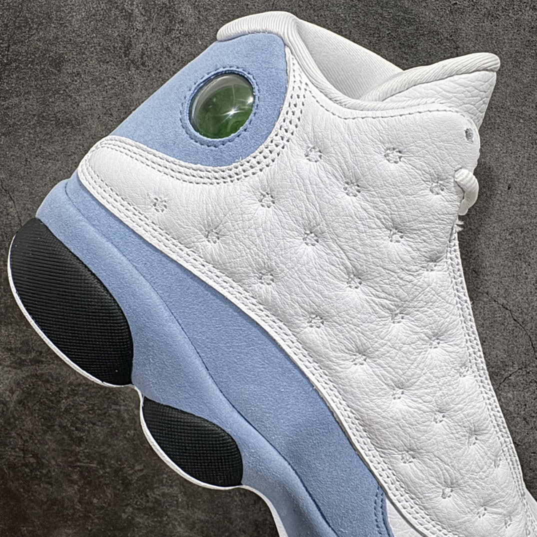 图片[7]-【外贸纯原】Air Jordan AJ13 白蓝 414571-170n全新配色 高端零售国内专业外贸AJ大厂出品原厂楦头纸板 原厂皮料打造 3D变色原厂猫眼 真碳板 内置前后双气垫外贸大厂纯原出品 原鞋开发  版型近乎零偏差 采购原厂皮料 LOGO五金部件高价开发私模 杜绝一眼假版本 #原鞋1:1开模大底共3层贴合工艺 三层中间加入海玻璃缓震鞋垫 大底采用进口一次MD而非市面二次MD低价原料成型 进口MD材料异味较少比原鞋还少 市面异味大刺鼻 Size：40 40.5 41 42 42.5 43 44 44.5 45 46 47.5-莆田鞋批发中心