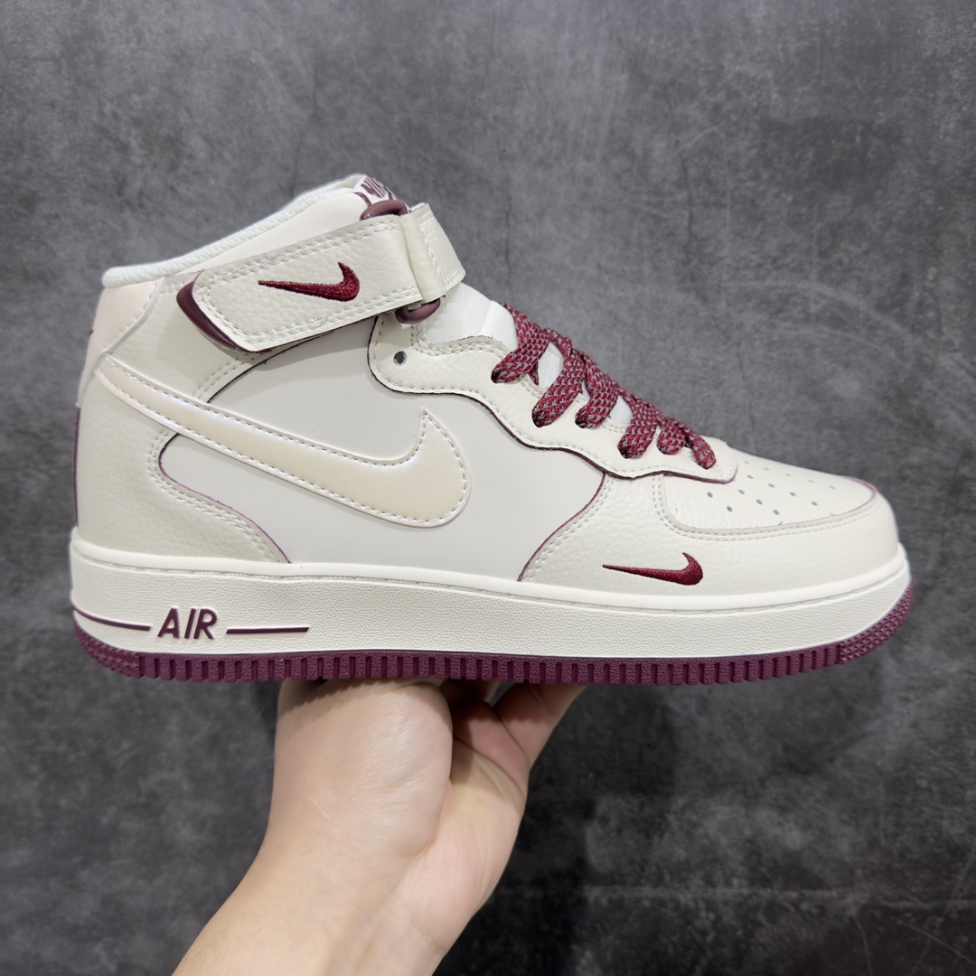 【公司级】Nk Air Force 1\’07 Mid 酒红珠光小勾 空军一号中帮休闲板鞋 SG2356-803n#3M反光 定制皮料 原楦原纸板 纯正版型 清洁度完美 内置全掌气垫 尺码：36 36.5 37.5 38 38.5 39 40 40.5 41 42 42.5 43 44 44.5 45-莆田鞋批发中心