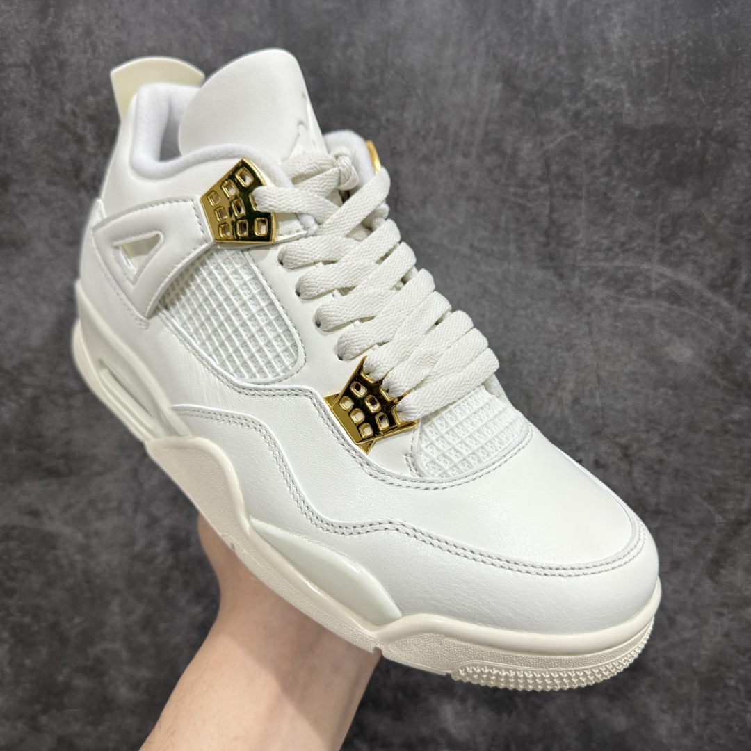 图片[3]-【莞产裁片版本】Air Jordan 4 “Metallic Gold”AJ4米白金扣n品质细节无可挑剔的版本n天花板级别的产物 真心完美好货n原鞋原版开发 原厂磨具和正确版型！n原厂皮料 原楦头 细节同步ZP 外贸首选操作版本 货号：AQ9129-170 尺码：40.5-48.5-莆田鞋批发中心