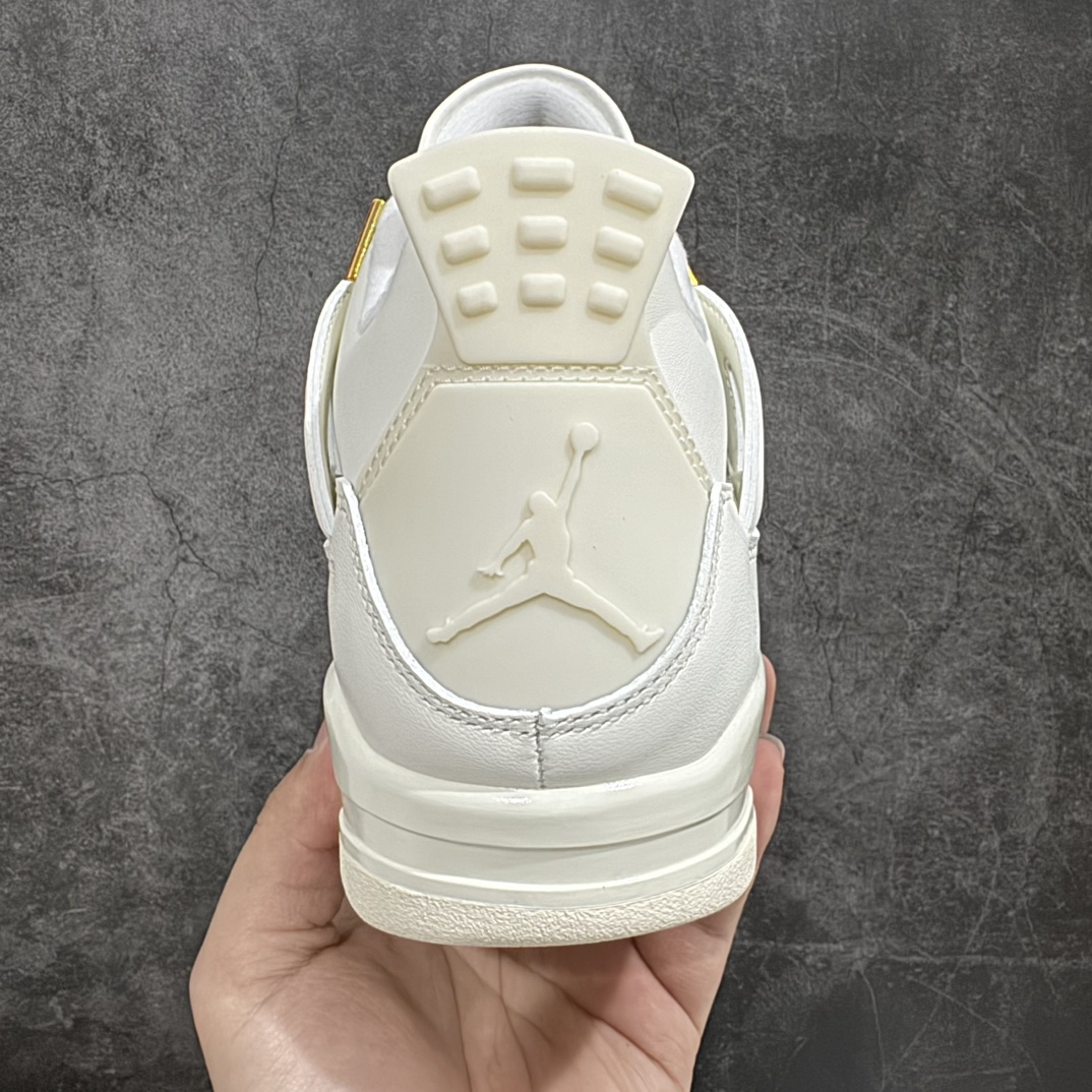 图片[4]-【莞产裁片版本】Air Jordan 4 “Metallic Gold”AJ4米白金扣n品质细节无可挑剔的版本n天花板级别的产物 真心完美好货n原鞋原版开发 原厂磨具和正确版型！n原厂皮料 原楦头 细节同步ZP 外贸首选操作版本 货号：AQ9129-170 尺码：40.5-48.5-莆田鞋批发中心