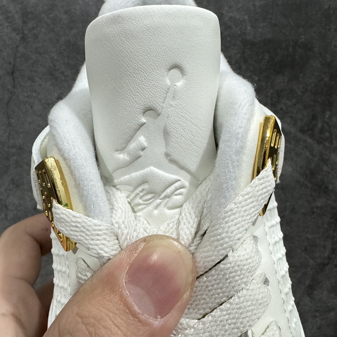 图片[6]-【莞产裁片版本】Air Jordan 4 “Metallic Gold”AJ4米白金扣n品质细节无可挑剔的版本n天花板级别的产物 真心完美好货n原鞋原版开发 原厂磨具和正确版型！n原厂皮料 原楦头 细节同步ZP 外贸首选操作版本 货号：AQ9129-170 尺码：40.5-48.5-莆田鞋批发中心