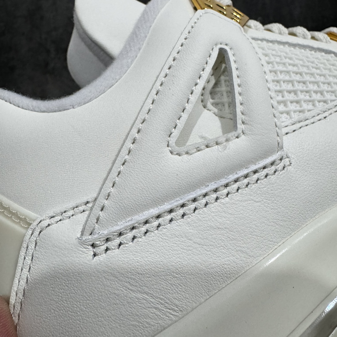 图片[3]-【莞产裁片版本】Air Jordan 4 “Metallic Gold”AJ4米白金扣n品质细节无可挑剔的版本n天花板级别的产物 真心完美好货n原鞋原版开发 原厂磨具和正确版型！n原厂皮料 原楦头 细节同步ZP 外贸首选操作版本 货号：AQ9129-170 尺码：40.5-48.5-莆田鞋批发中心