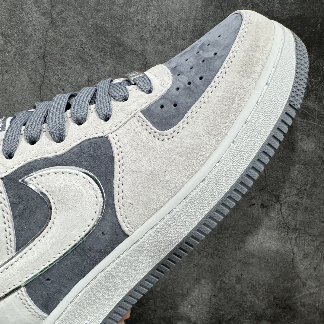 图片[6]-【公司级】Supreme x Nk Air Force 1\’07 Low 联名款 暗灰麂皮 空军一号低帮休闲板鞋 ME2392-107n#3M反光 定制皮料 原盒原包装 原楦头原纸板 纯正版型 正品NFC感应芯片 内置全掌气垫 尺码：36 36.5 37.5 38 38.5 39 40 40.5 41 42 42.5 43 44 44.5 45-莆田鞋批发中心