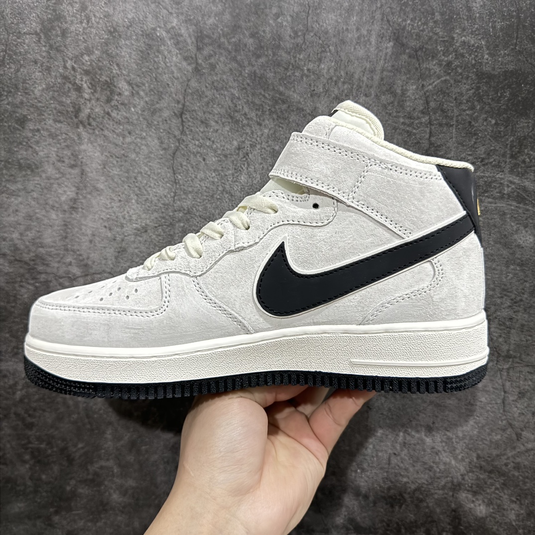 图片[2]-【公司级】Nk Air Force 1\’07 Mid 灰麂皮小勾 空军一号中帮休闲板鞋 KG3031-011n3M反光 定制皮料 原楦原纸板 纯正版型 清洁度完美 内置全掌气垫 尺码：36 36.5 37.5 38 38.5 39 40 40.5 41 42 42.5 43 44 44.5 45-莆田鞋批发中心