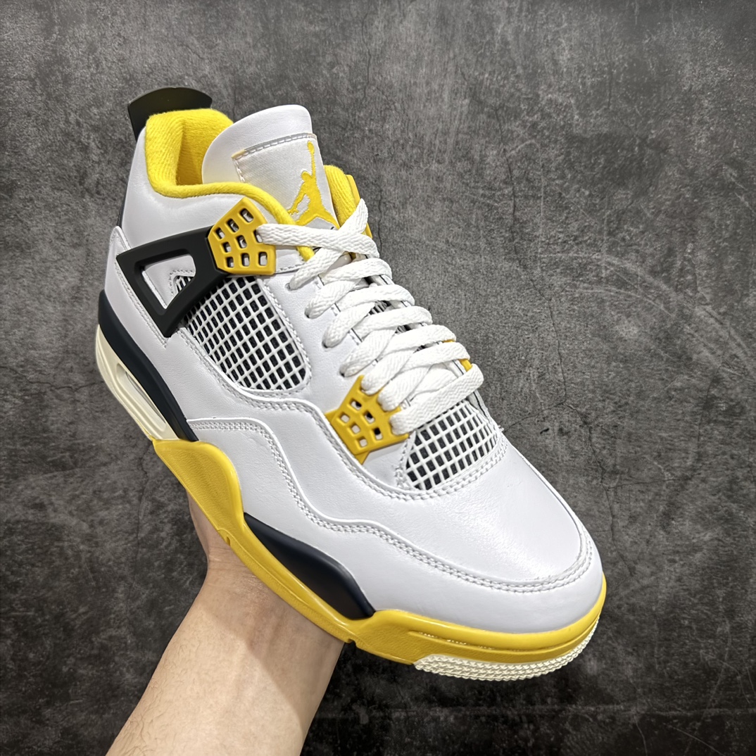 AirJordanAJ4Retro白黄雷公AQ9129-101全新升级改良原鞋原楦原纸板同源开发完美呈现