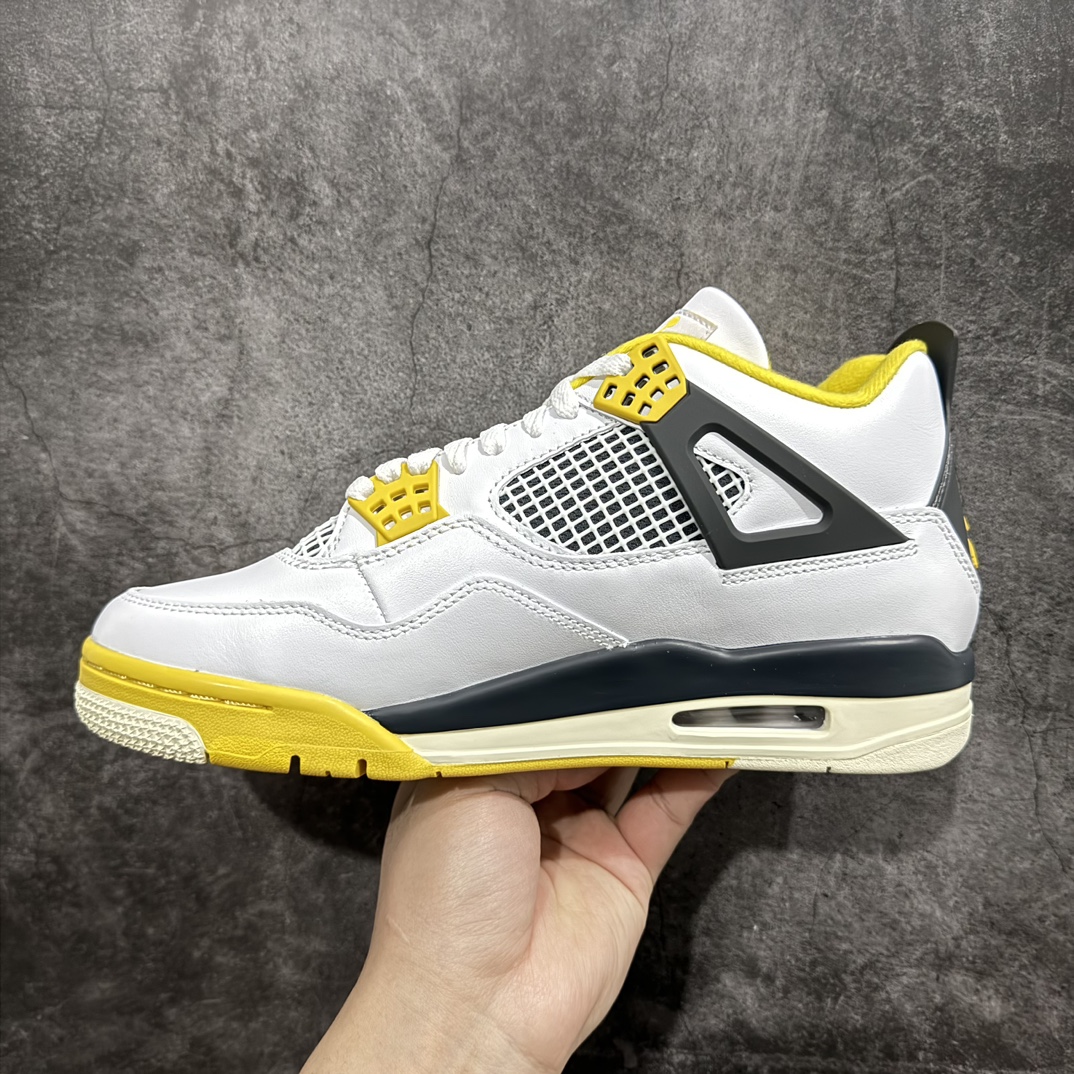 AirJordanAJ4Retro白黄雷公AQ9129-101全新升级改良原鞋原楦原纸板同源开发完美呈现