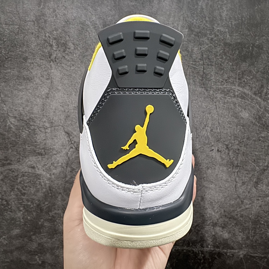 AirJordanAJ4Retro白黄雷公AQ9129-101全新升级改良原鞋原楦原纸板同源开发完美呈现