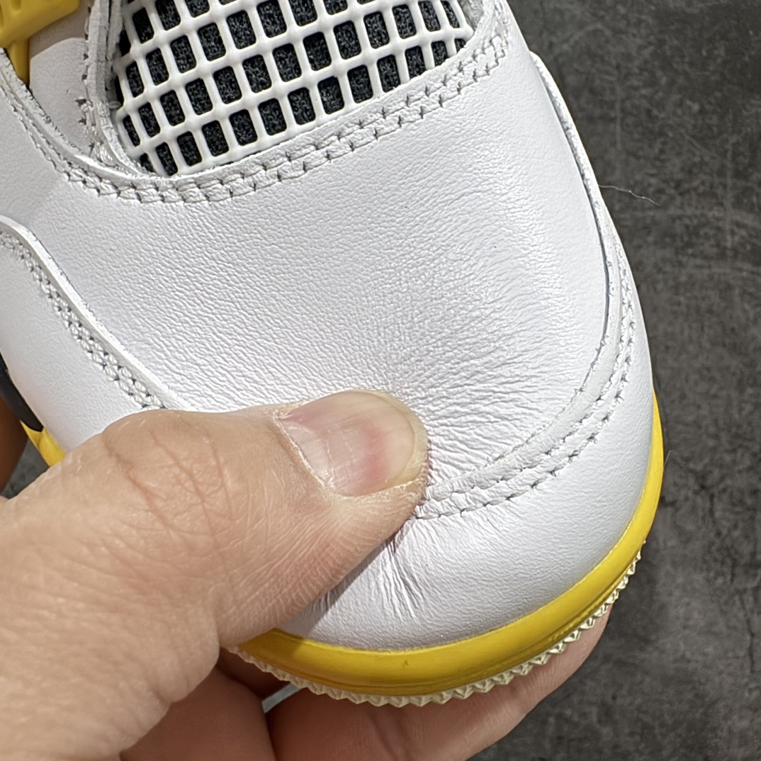 AirJordanAJ4Retro白黄雷公AQ9129-101全新升级改良原鞋原楦原纸板同源开发完美呈现