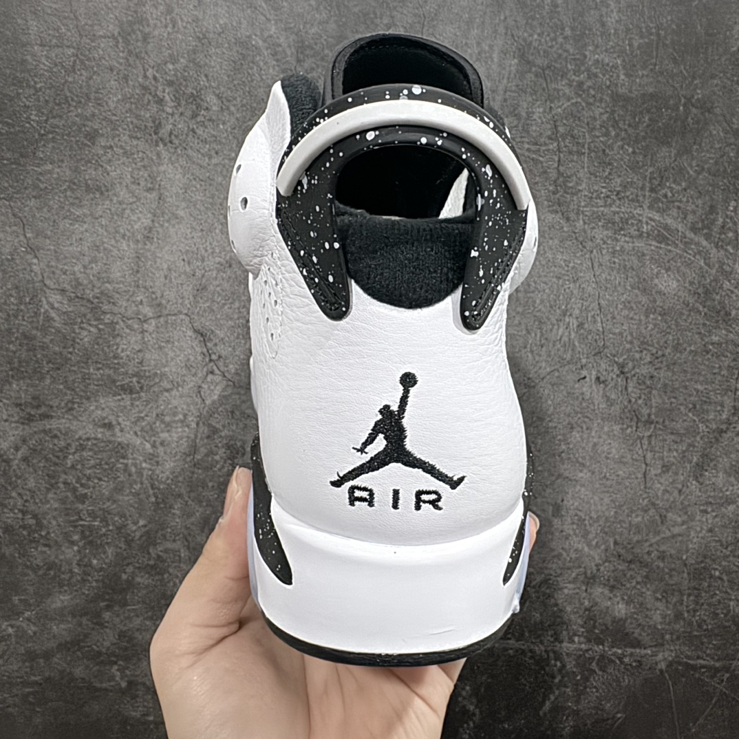 外贸纯原版本AirJordan6Retro“ReverseOreo”6代反转奥利奥白黑原楦原纸板打造最纯