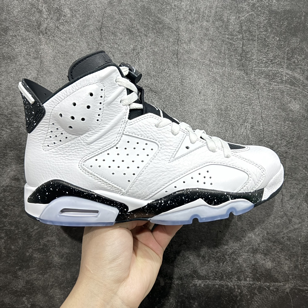 外贸纯原版本AirJordan6Retro“ReverseOreo”6代反转奥利奥白黑原楦原纸板打造最纯