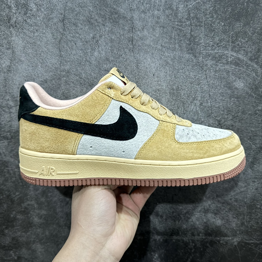 【公司级】Nike Air Force 1 Low 07 黑黄灰n原楦头原纸板 打造纯正低帮空军版型 专注外贸渠道 全掌内置蜂窝气垫原盒配件 原厂中底钢印、拉帮完美官方货号：DE0099 004 Size：36 36.5 37.5 38 38.5 39 40 40.5 41 42 42.5 43 44 44.5 45-莆田鞋批发中心