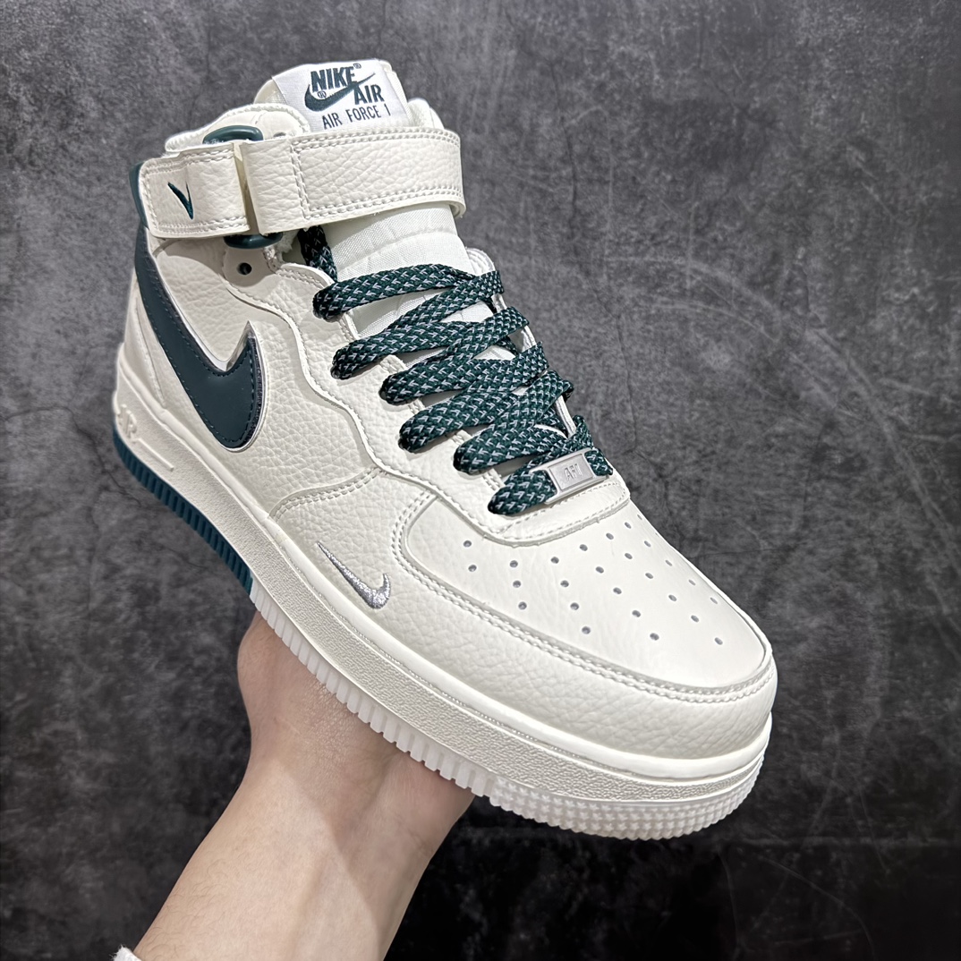 图片[3]-【公司级】Nike Air Force 1 Mid 07 白绿满天星n原楦头原纸板 打造纯正中帮空军版型 专注外贸渠道 全掌内置蜂窝气垫原盒配件 原厂中底钢印、拉帮完美官方货号：XL0236 235 Size：36 36.5 37.5 38 38.5 39 40 40.5 41 42 42.5 43 44 44.5 45-莆田鞋批发中心