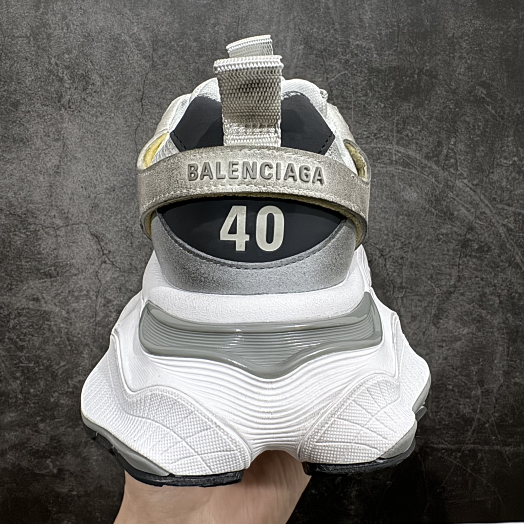 总裁版BalenciagaCARGOSneaker巴黎世家十一代圆头系带舒适百搭低帮生活休闲鞋老爹鞋天花