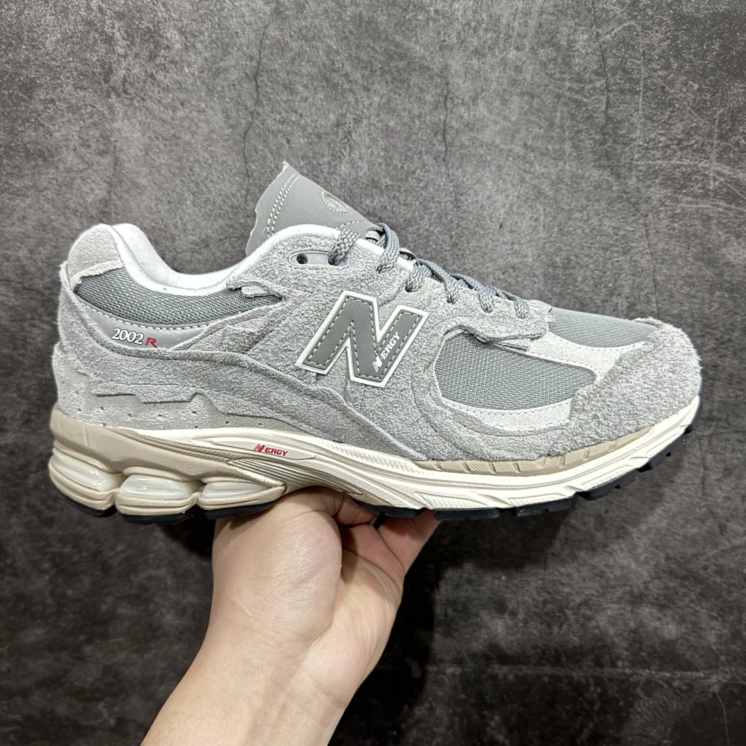 【M版纯原】新百伦NB New Balance 青灰色M2002RDMn 全套原楦原纸板原厂数据开发 原厂网纱 原装进口翻毛皮料正确绒感卡色 正确中底拉帮中底网布细节 一比一手工擦旧效果 冲裁组合 匠心打造 耗时两个月开发完成 工艺极其复杂难度可想而知 新开独立私模大底 全网唯一正确做旧组合大底 高端零售专供产物  尺码：36 37 37.5 38 38.5 39.5 40 40.5 41.5 42 42.5 43 44 44.5 45 45.5 46.5 47-莆田鞋批发中心