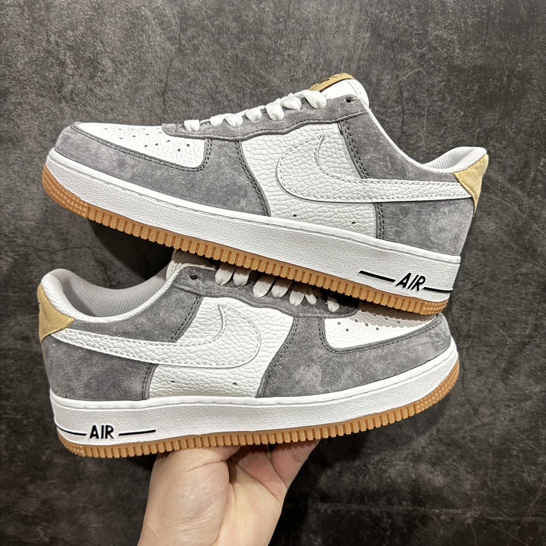 图片[9]-【公司级】Nk Air Force 1\’07 Low 灰黄 麂皮 空军一号低帮休闲板鞋 DE0099-005n#原厂麂皮 原楦原纸板 纯正版型 高清洁度 内置全掌气垫 尺码：36 36.5 37.5 38 38.5 39 40 40.5 41 42 42.5 43 44 44.5 45-莆田鞋批发中心