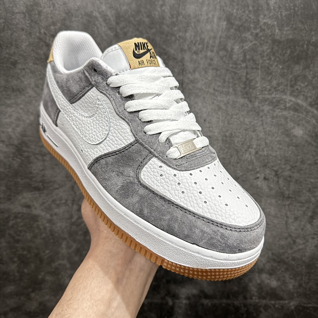 图片[3]-【公司级】Nk Air Force 1\’07 Low 灰黄 麂皮 空军一号低帮休闲板鞋 DE0099-005n#原厂麂皮 原楦原纸板 纯正版型 高清洁度 内置全掌气垫 尺码：36 36.5 37.5 38 38.5 39 40 40.5 41 42 42.5 43 44 44.5 45-莆田鞋批发中心