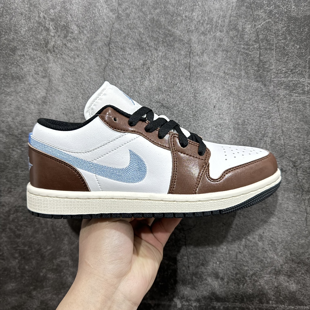 AirJordanAJ1Low低帮白褐色FQ8156-142全新流水线出品全部原鞋开发原楦原纸板开发全鞋