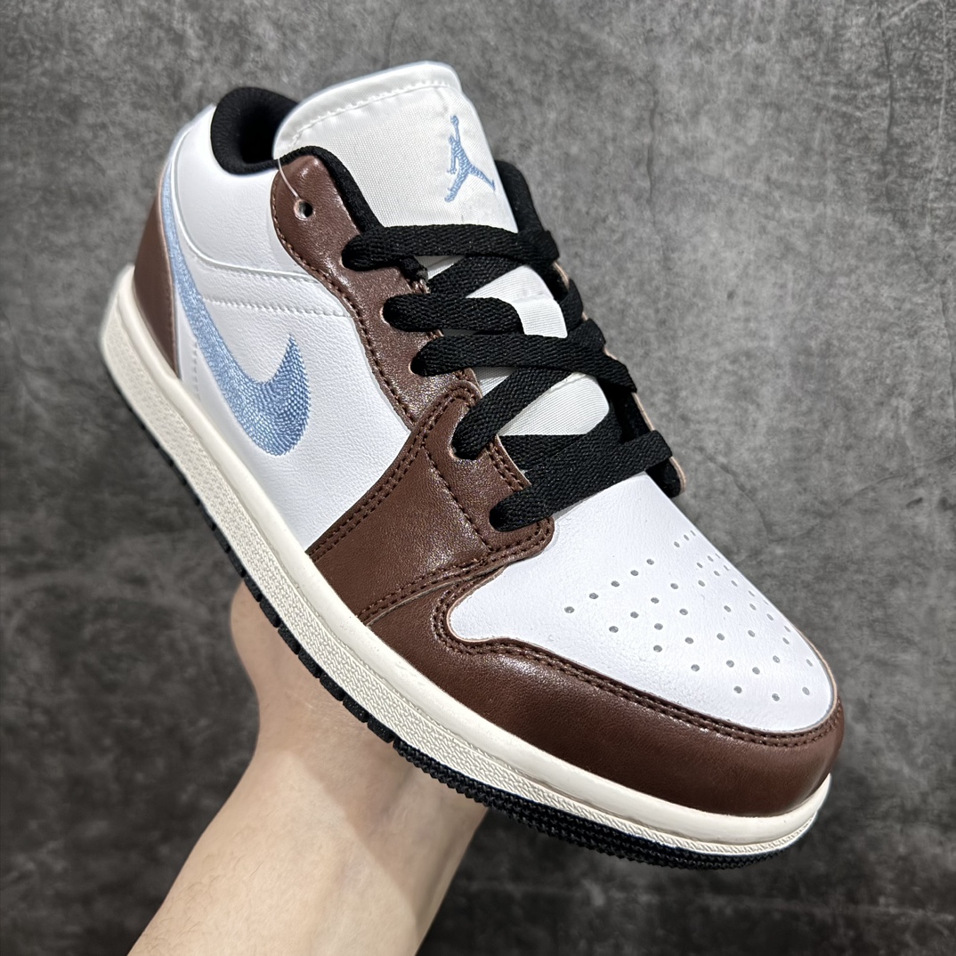 AirJordanAJ1Low低帮白褐色FQ8156-142全新流水线出品全部原鞋开发原楦原纸板开发全鞋