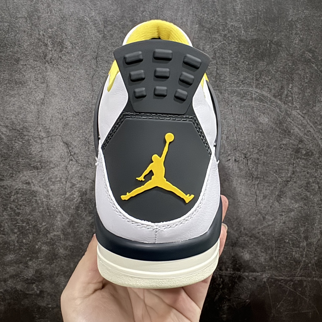 AirJordanAJ4Retro白黄雷公AQ9129-101老牌AJ大厂出品原纸板楦头开发原厂特供皮料