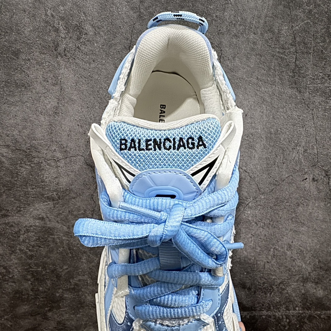 图片[8]-【XA版本】Balenciaga Runer 巴黎世家7代 破坏风 手工做旧款复古老爹鞋 白蓝做旧nn全新版本出货 核心配合工厂优势供应市场最优品质 鞋型细节做旧等都好于市场版本n不但比市场货好 而且比市场货便宜💪🏻n原厂点胶工艺同步原鞋 区别市面所有版本n非市面所有固定TPU，原厂订制胶棒 一切细节高端还原  ，欢迎挑刺💪🏻 尺码：35-46-莆田鞋批发中心