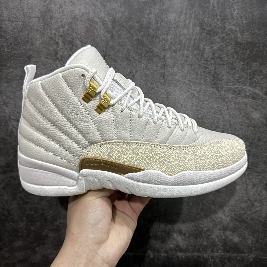 外贸版本AirJordan12RetroOVOWhite乔丹AJ12代猫头鹰白金货号873864-102