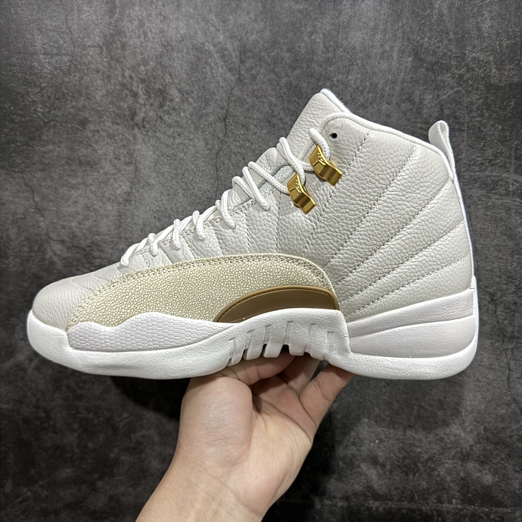 外贸版本AirJordan12RetroOVOWhite乔丹AJ12代猫头鹰白金货号873864-102