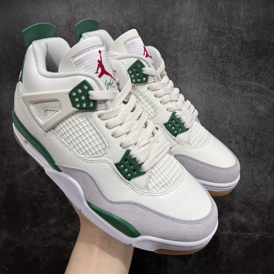 莞产裁片AirJordanAJ4xSB联名绿松石白绿DR5415-103大厂出品值得信赖的产品原鞋开发全