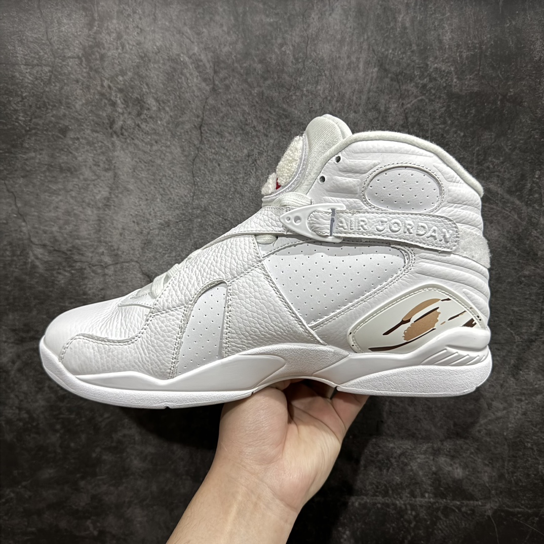 图片[2]-【外贸纯原版本】Air Jordan 8 AJ8 OVO 白金 黑金 猫头鹰 联名AA1239-135 尺码：40-48.5 编码：777470500-莆田鞋批发中心