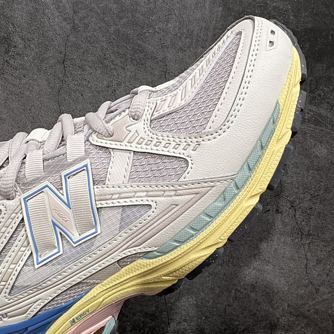 纯原版NewBalanceM1906系列米兰黄M1906NC鞋侧N字Logo装饰有N-Lock字样编织材