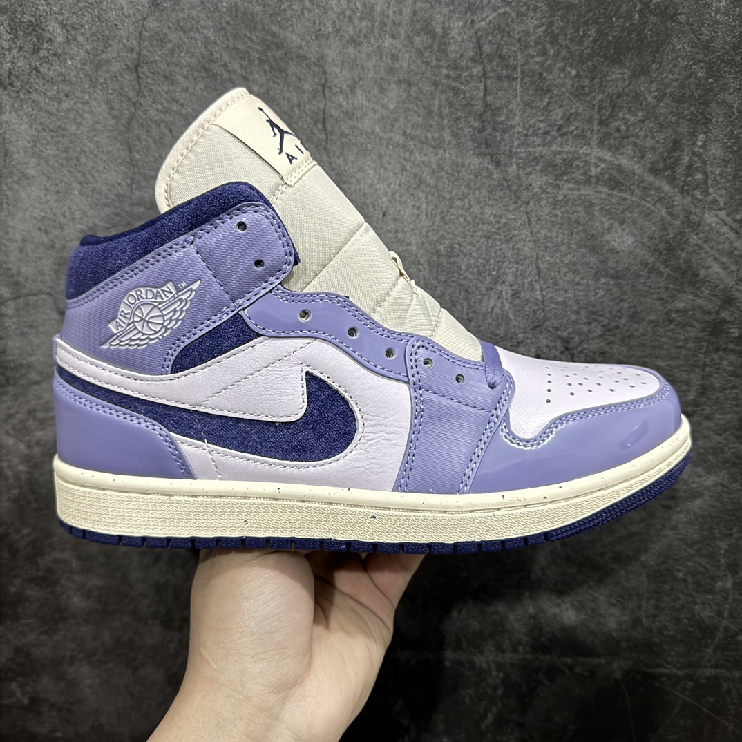 AirJordanAJ1Mid中帮紫色DZ3745-500市面中低帮最具代表性版本没有之一口碑大厂出品品