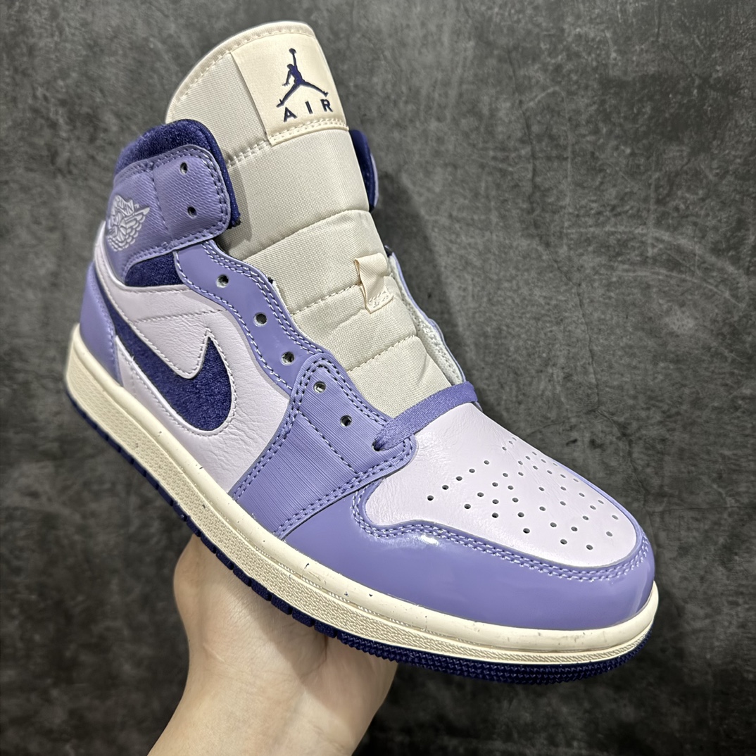 AirJordanAJ1Mid中帮紫色DZ3745-500市面中低帮最具代表性版本没有之一口碑大厂出品品