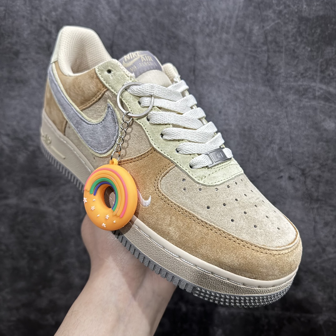 本地公司级NikeAirForce1Low07甜甜圈棕橙原楦头原纸板打造纯正低帮空军版型专注外贸渠道全掌