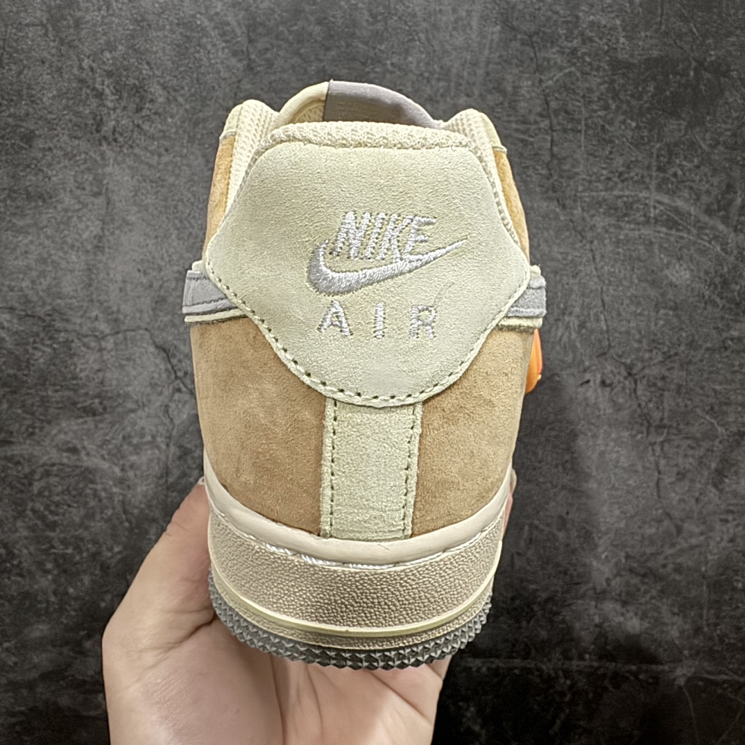 公司级NikeAirForce1Low07甜甜圈棕橙原楦头原纸板打造纯正低帮空军版型专注外贸渠道全掌内置