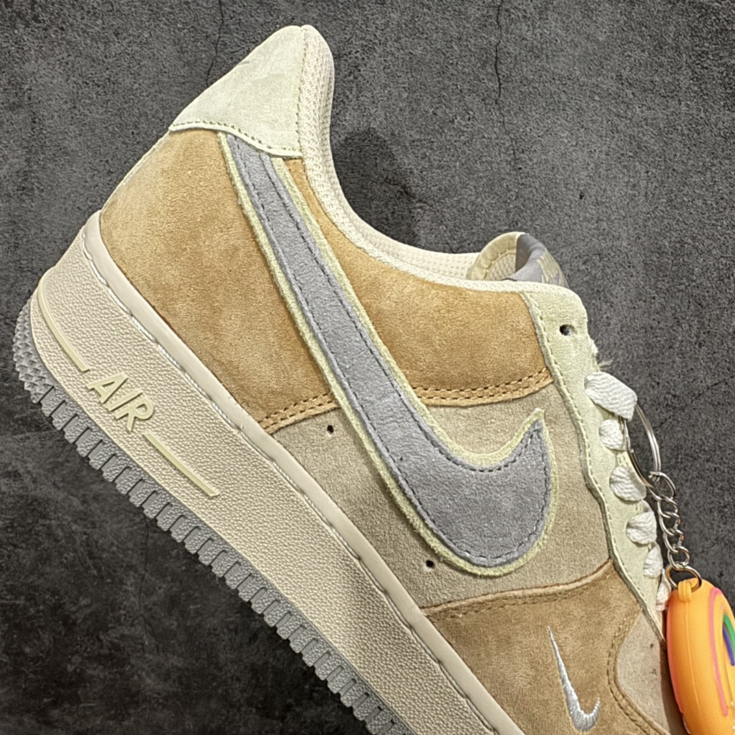 公司级NikeAirForce1Low07甜甜圈棕橙原楦头原纸板打造纯正低帮空军版型专注外贸渠道全掌内置