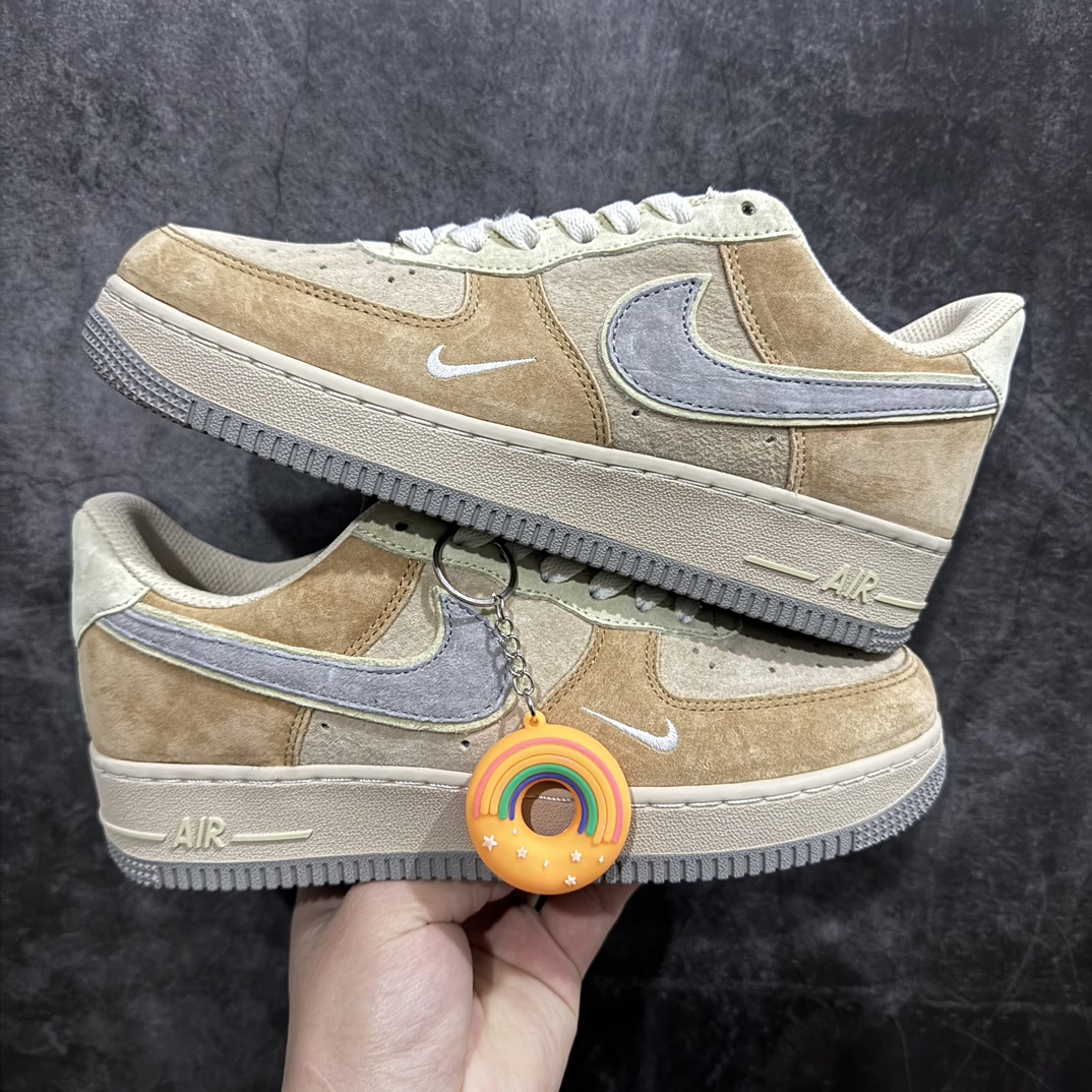 公司级NikeAirForce1Low07甜甜圈棕橙原楦头原纸板打造纯正低帮空军版型专注外贸渠道全掌内置