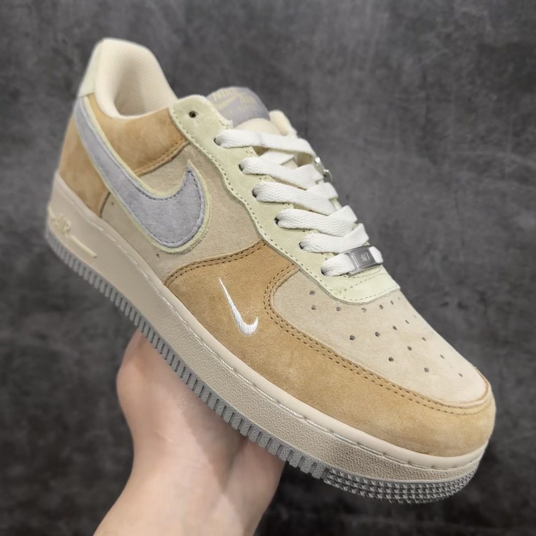 本地公司级NikeAirForce1Low07甜甜圈棕橙原楦头原纸板打造纯正低帮空军版型专注外贸渠道全掌