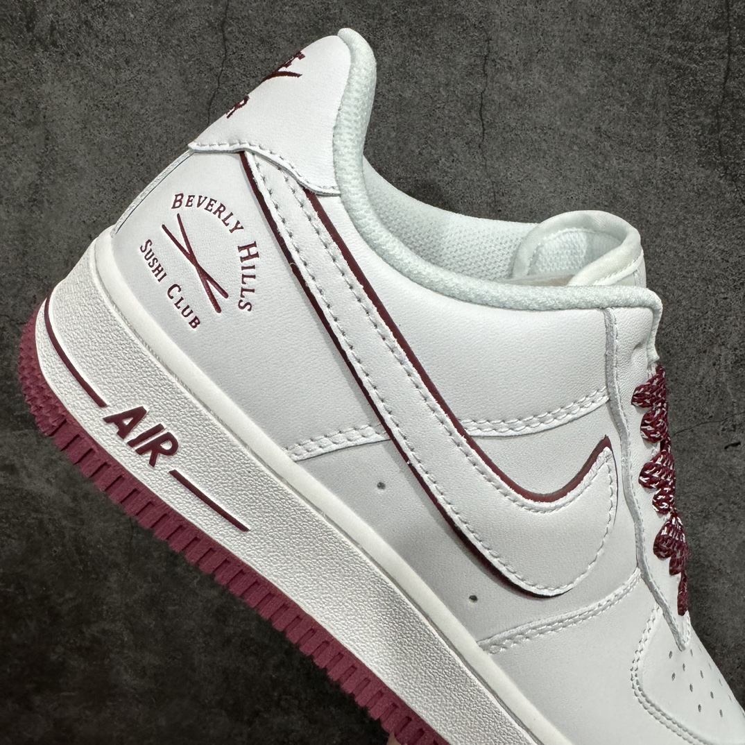 公司级NikeAirForce1Low07白酒红满天星原楦头原纸板打造纯正低帮空军版型专注外贸渠道全掌内