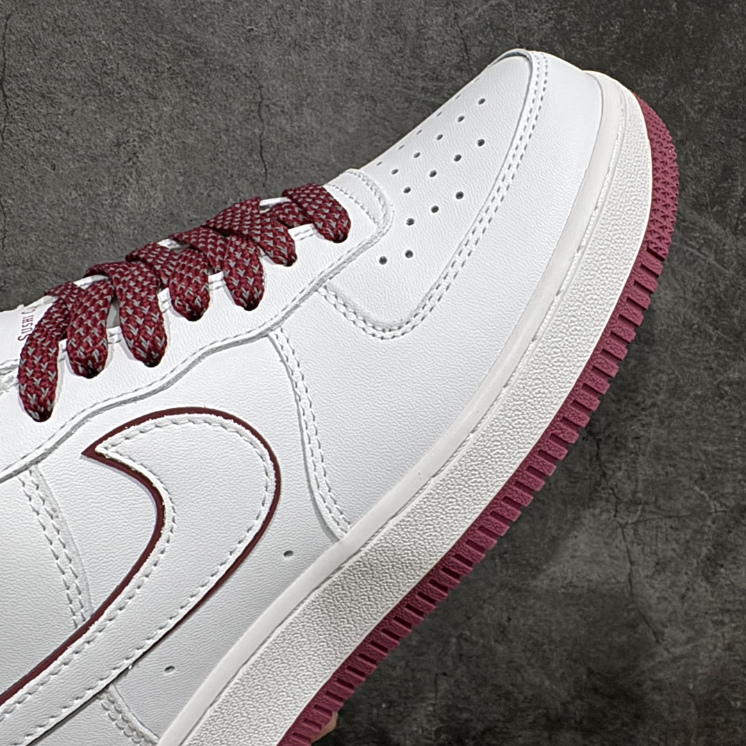 公司级NikeAirForce1Low07白酒红满天星原楦头原纸板打造纯正低帮空军版型专注外贸渠道全掌内