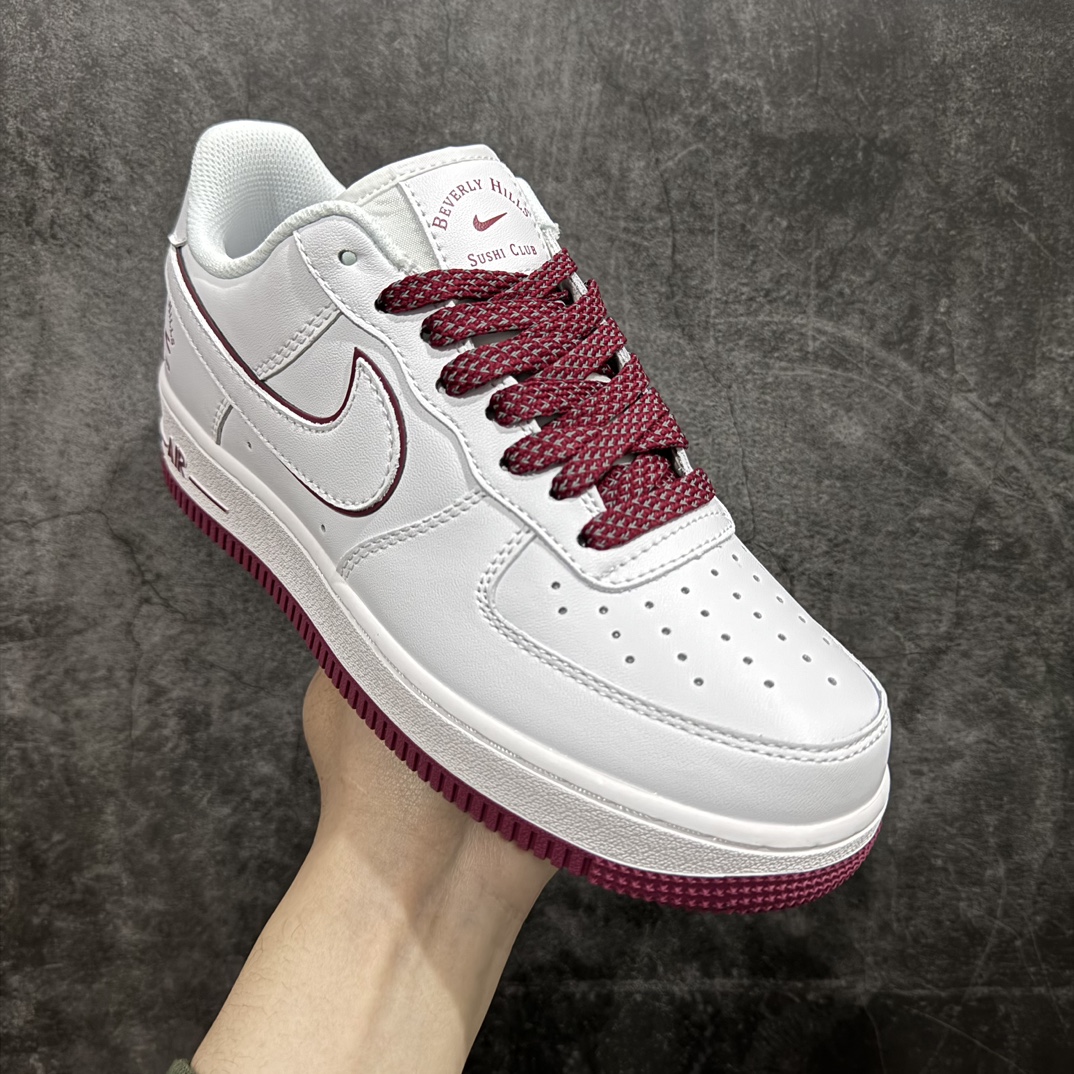 公司级NikeAirForce1Low07白酒红满天星原楦头原纸板打造纯正低帮空军版型专注外贸渠道全掌内