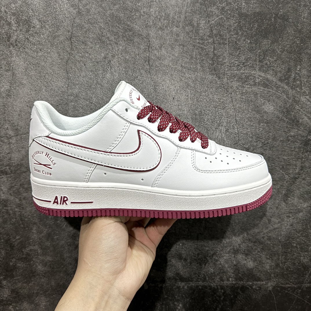 公司级NikeAirForce1Low07白酒红满天星原楦头原纸板打造纯正低帮空军版型专注外贸渠道全掌内