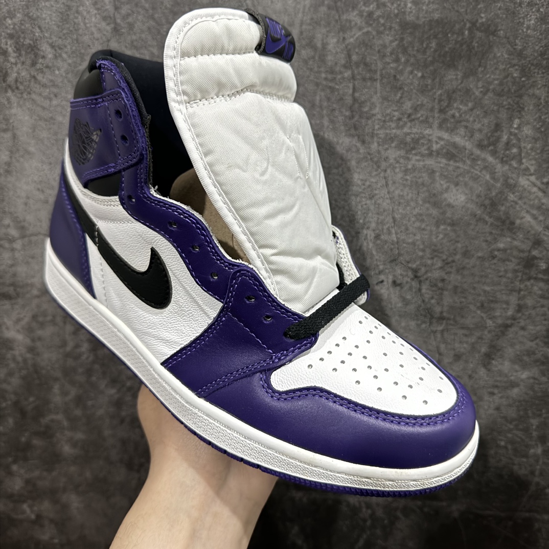 AirJordanAJ1RetroHigh白紫脚趾555088-500全码补齐全套原纸板楦头开发原厂特供